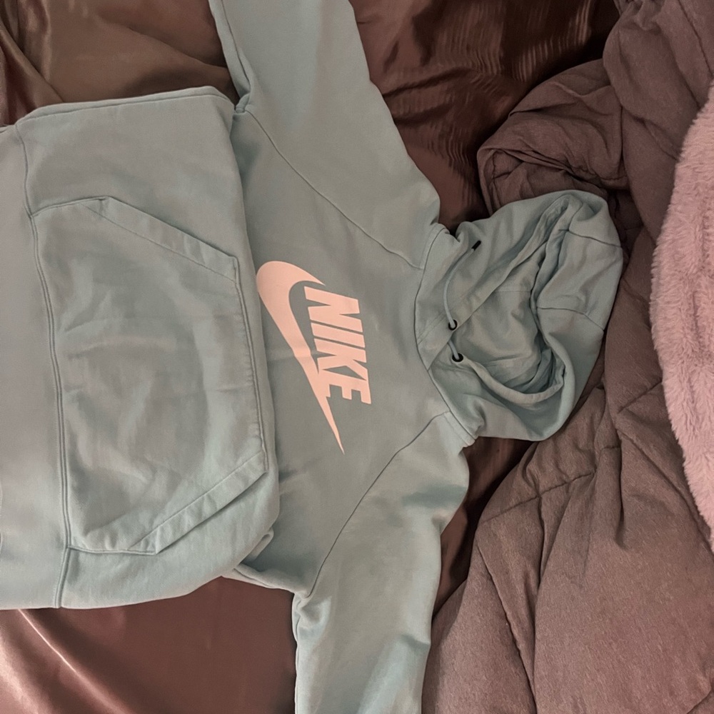 Nike Teal Hoodie with White Logo
